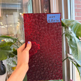 Red Florentine Wissmach Sheet Glass Wissmach Glass 6.5x12in (WM-67899437)