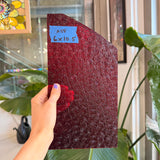 Red Florentine Wissmach Sheet Glass Wissmach Glass 6x10.5in (WM-67932205)