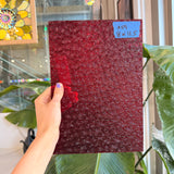 Red Florentine Wissmach Sheet Glass Wissmach Glass 8x11.5in (WM-67964973)