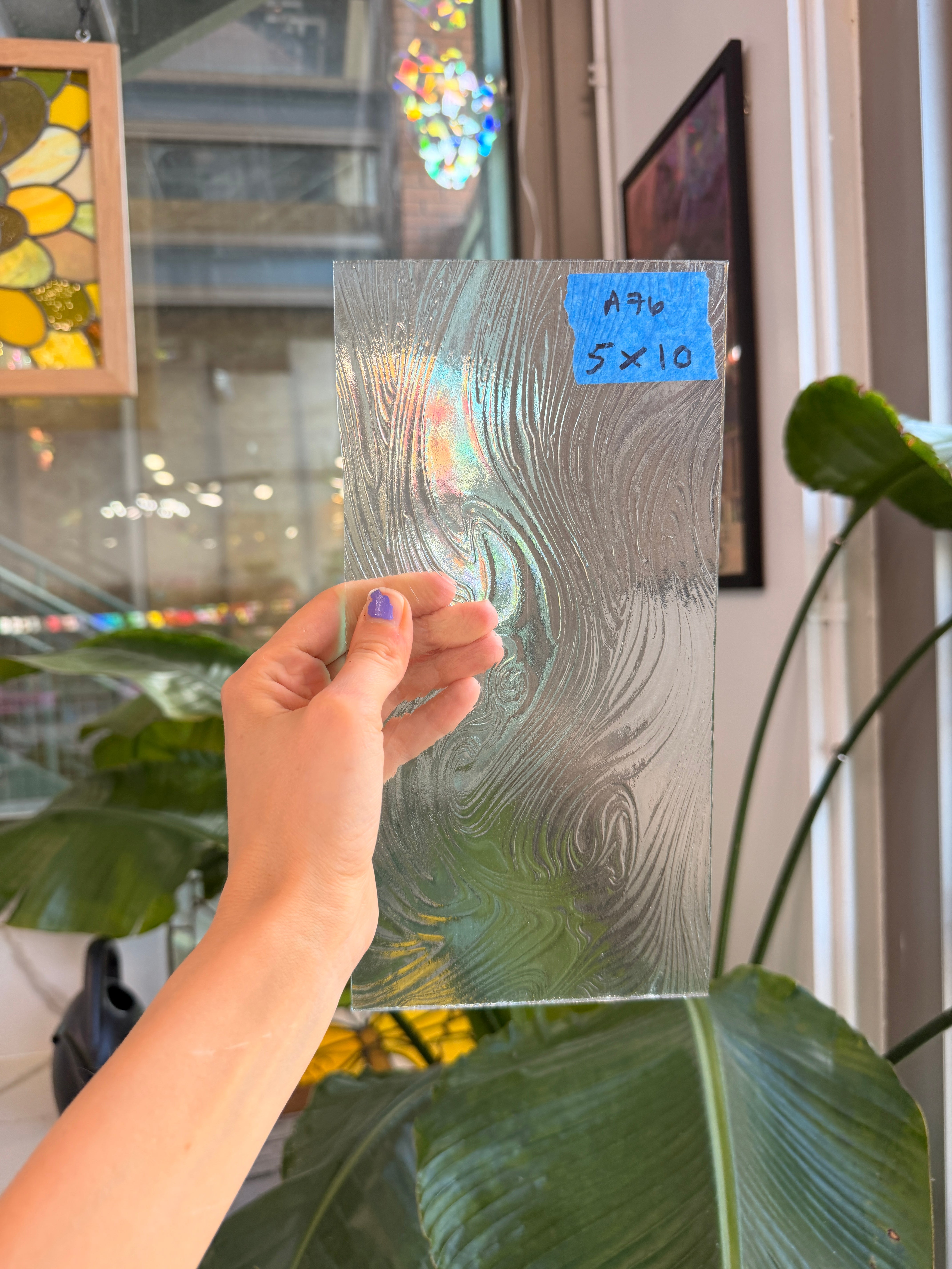 Clear Taffeta Industrial Transparent Sheet Glass Colorado Glassworks 10x5in (ID-68390957)