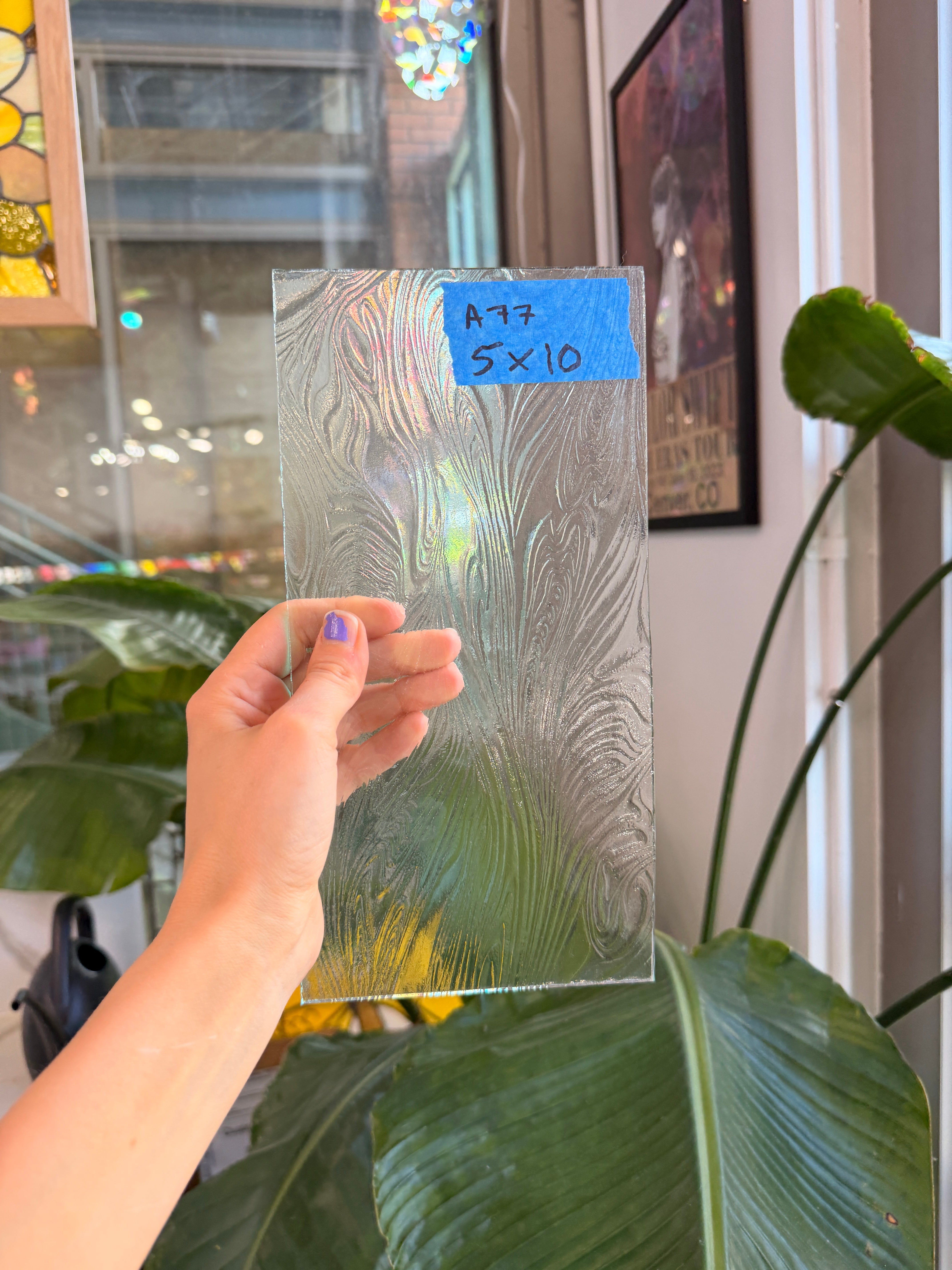 Clear Taffeta Industrial Transparent Sheet Glass Colorado Glassworks 10x5in (ID-68423725)