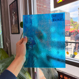 Peacock Blue Iridescent Wissmach Fusible 96 COE Fusible Sheet Glass Wissmach Glass