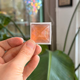 Peach Jewel - Square (30 mm) Tools Colorado Glass Works
