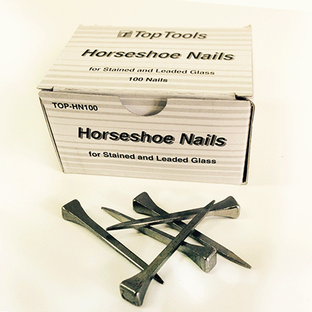 Horseshoe Nails (Box of 100) Tools Colorado Glassworks