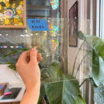 Vintage Light Yellow GNA Transparent Sheet Glass Colorado Glassworks 9.5x8.5in (GNA-55015469)