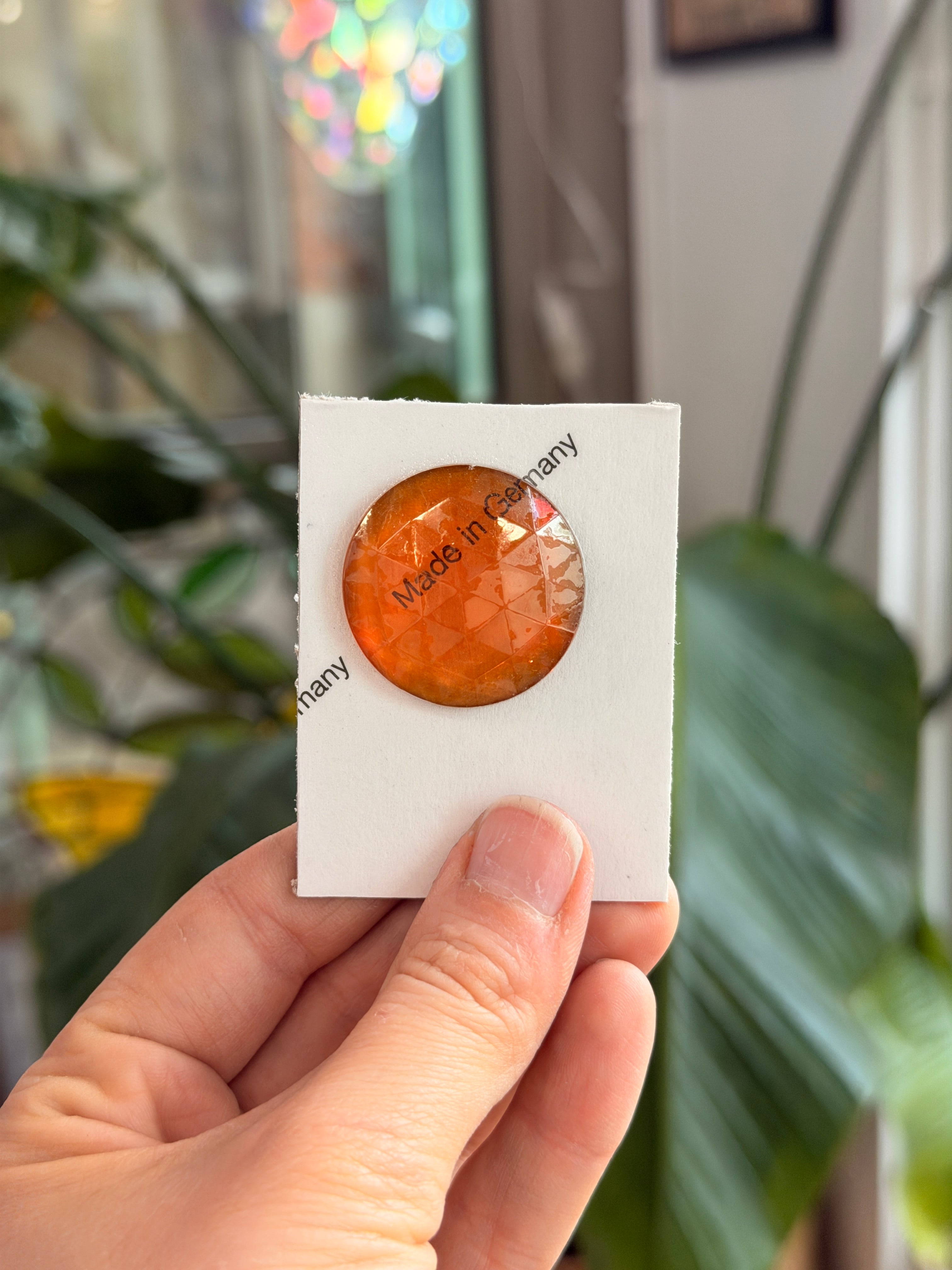 Amber Jewel - Round (30mm) Tools Colorado Glass Works
