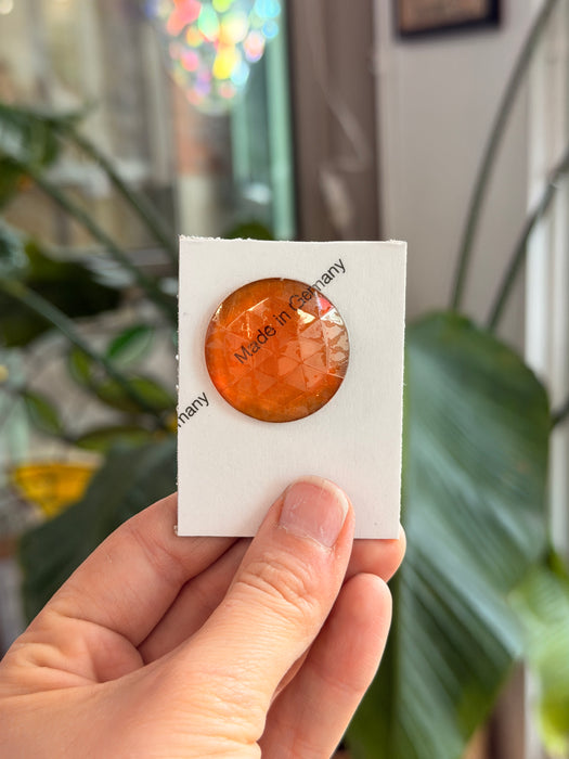 Amber Jewel - Round (30mm) Tools Colorado Glass Works
