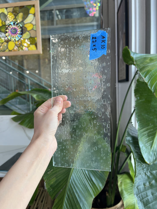 Rainwater Oceanside Fusible 96 COE Fusible Sheet Glass Oceanside Glass 12x5in (OS-68974381)