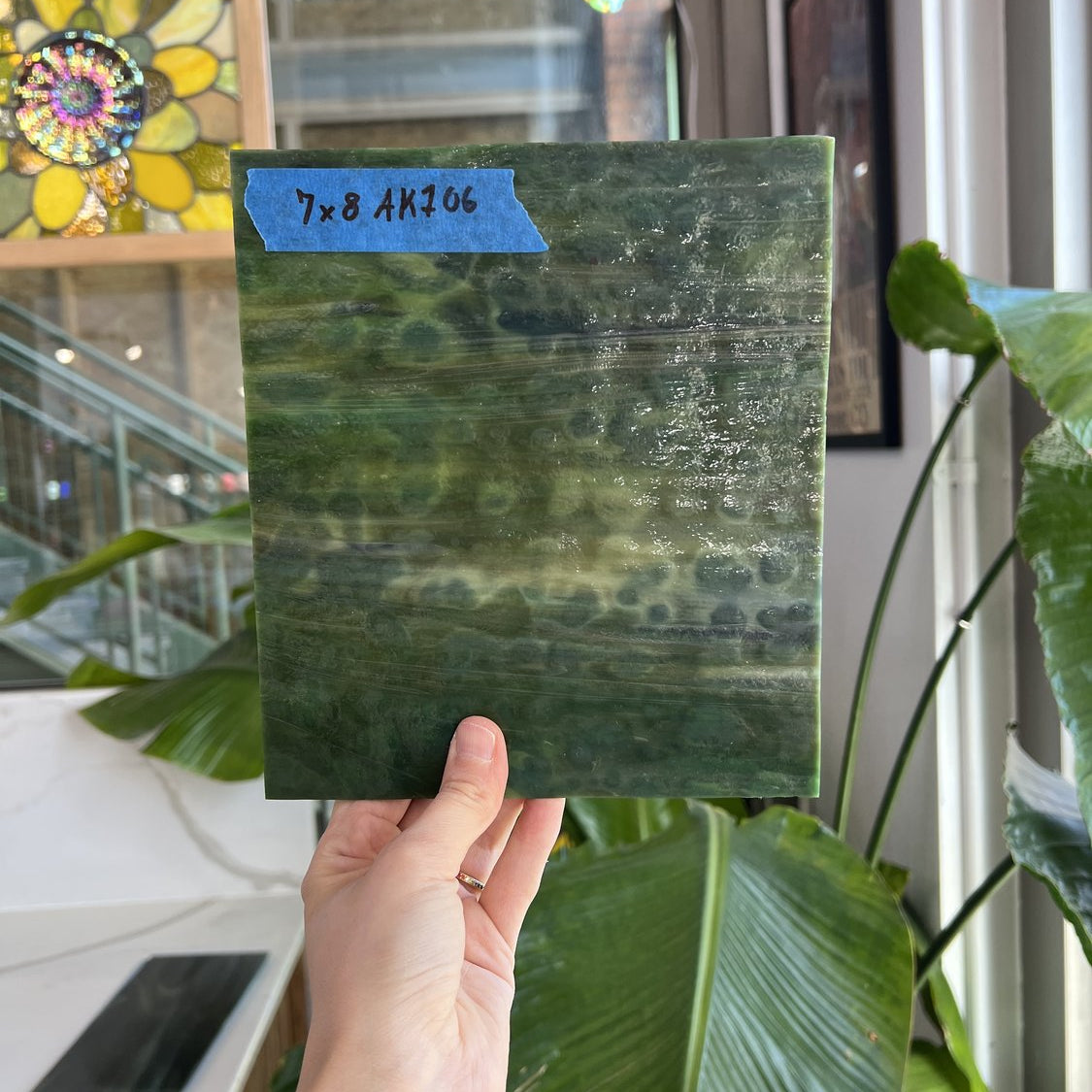 Dark Green Mottled