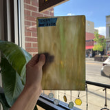 Tan Green Mixed Sheet Glass Colorado Glassworks