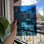 Steel Blue Waterglass Fusible 96 COE Fusible Sheet Glass Colorado Glassworks Default Title