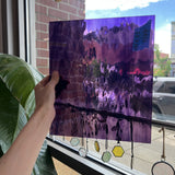 Deep Violet/Pale Purple Waterglass Oceanside Fusible 96 COE