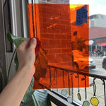 Orange Transparent Artique Spectrum Sheet Glass Spectrum Glass 11x7.5in (SP-68876077)