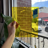 Yellow Artique Spectrum Transparent Sheet Glass Spectrum Glass 9x8in (SP-72021805)