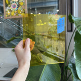 Yellow Artique Spectrum Transparent Sheet Glass Spectrum Glass