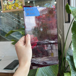 Red Vintage GNA Transparent Sheet Glass Colorado Glassworks