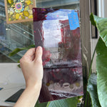 Red Vintage GNA Transparent Sheet Glass Colorado Glassworks