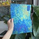 Tahitian Blue Ripple Iridized Sheet Glass Colorado Glassworks Default Title