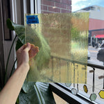 Wissmach 96 COE Yellow Transparent Luminescent Fusible Fusible Sheet Glass Wissmach Glass