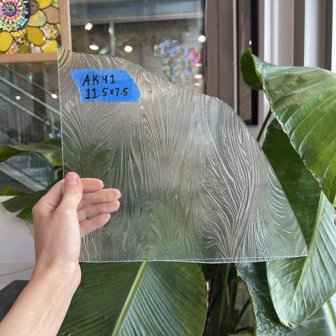 Transparent Taffeta Sheet Glass Colorado Glassworks 11.5x7.5in (ID-75527981)