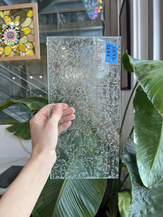 Vintage Glue Chip Sheet Glass Colorado Glassworks