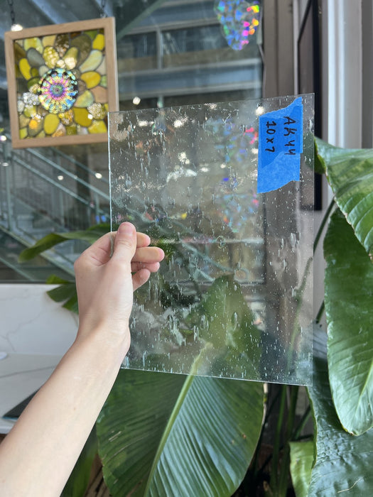 Clear Seedy Transparent Sheet Glass Colorado Glassworks