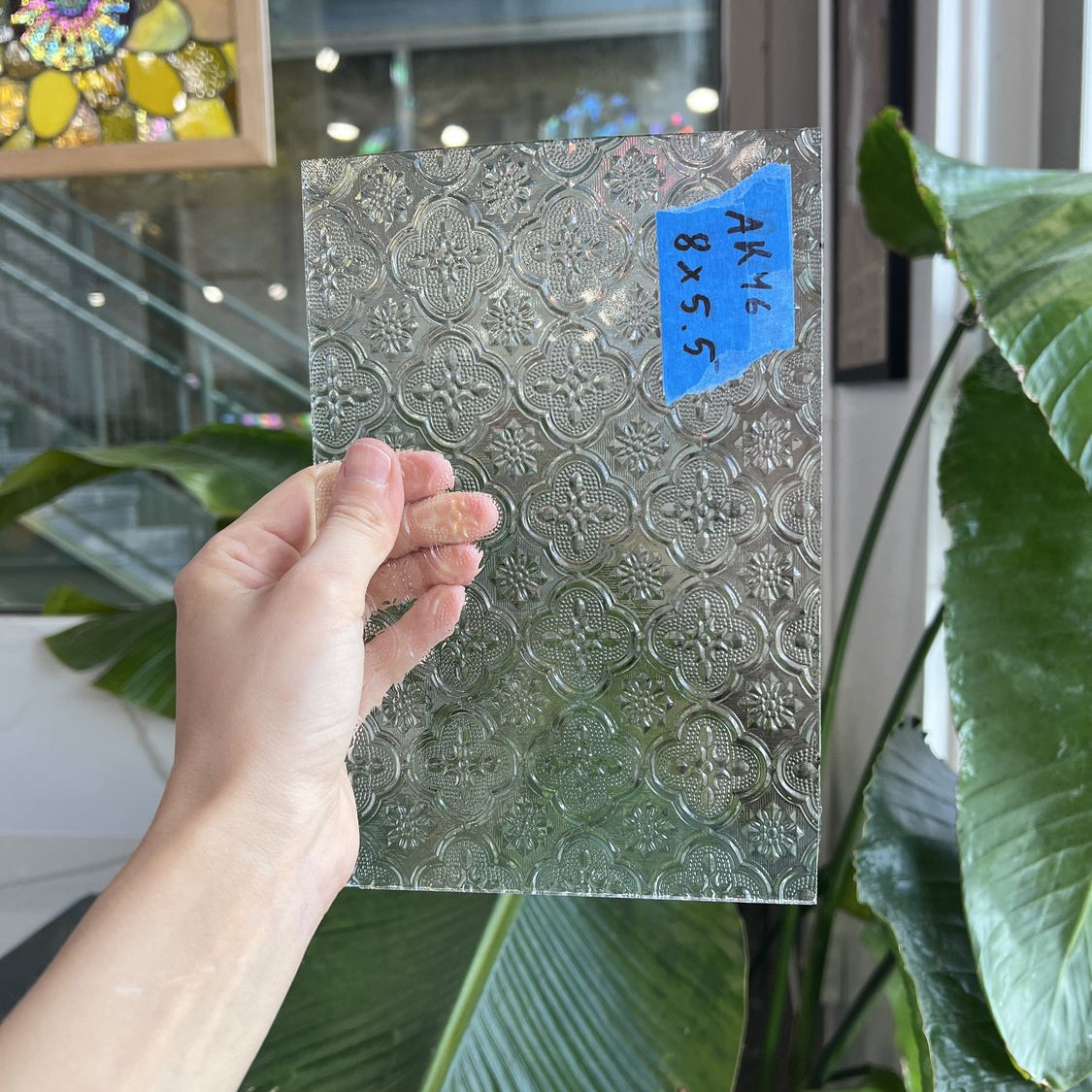Clear Textured Morisco Lace