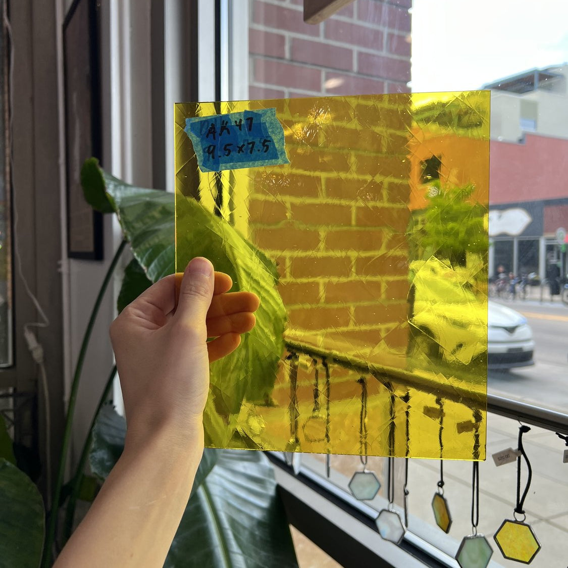 Yellow Artique Spectrum Transparent Sheet Glass Spectrum Glass