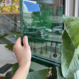Shamrock Green Vintage GNA Sheet Glass Colorado Glassworks 12x8in (GNA-74020653)