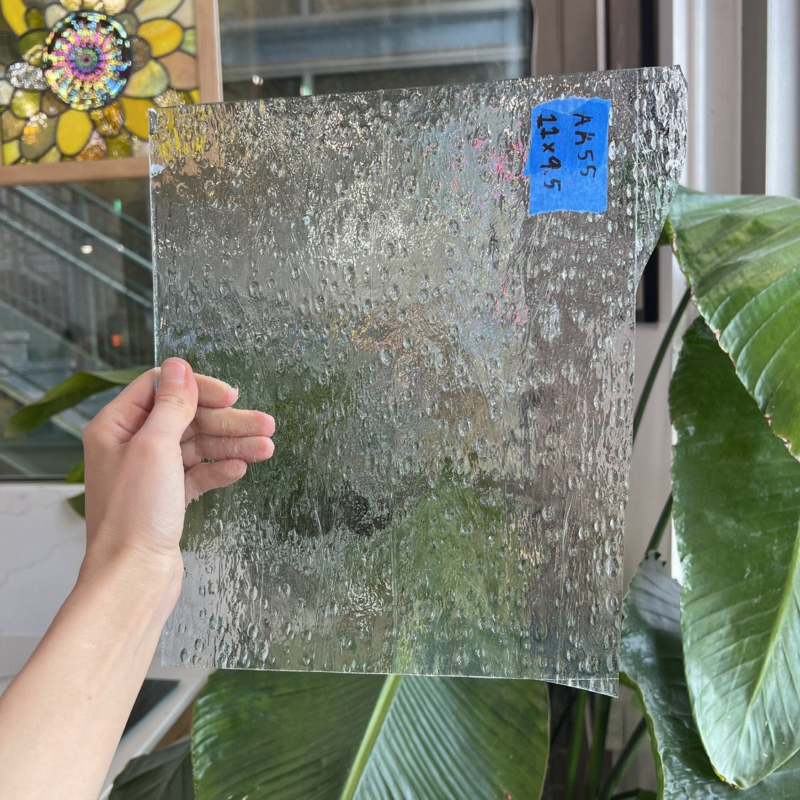Vintage Transparent Rare Optimum Sheet Glass Colorado Glassworks