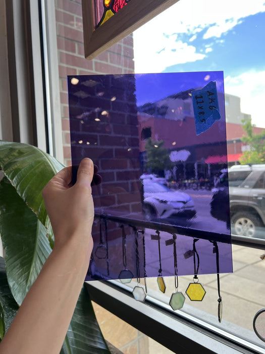 Purple Vintage GNA Sheet Glass Colorado Glassworks Default Title