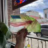Pink Green Mixed Youghiogheny Sheet Glass Youghiogheny Glass