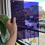 Purple Vintage GNA Transparent Sheet Glass Colorado Glassworks