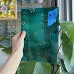 Teal Rough Rolled Spectrum Sheet Glass Spectrum Glass 10x7in (SP-76379949)
