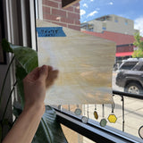 Mixed White Wispy Tan Sheet Glass Colorado Glassworks Default Title