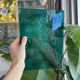 Teal Rough Rolled Spectrum Sheet Glass Spectrum Glass