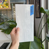 White Wispy Mixed Oceanside Sheet Glass Colorado Glassworks