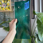 Teal Rough Rolled Spectrum Sheet Glass Spectrum Glass