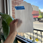White Wispy Mixed Oceanside Sheet Glass Colorado Glassworks