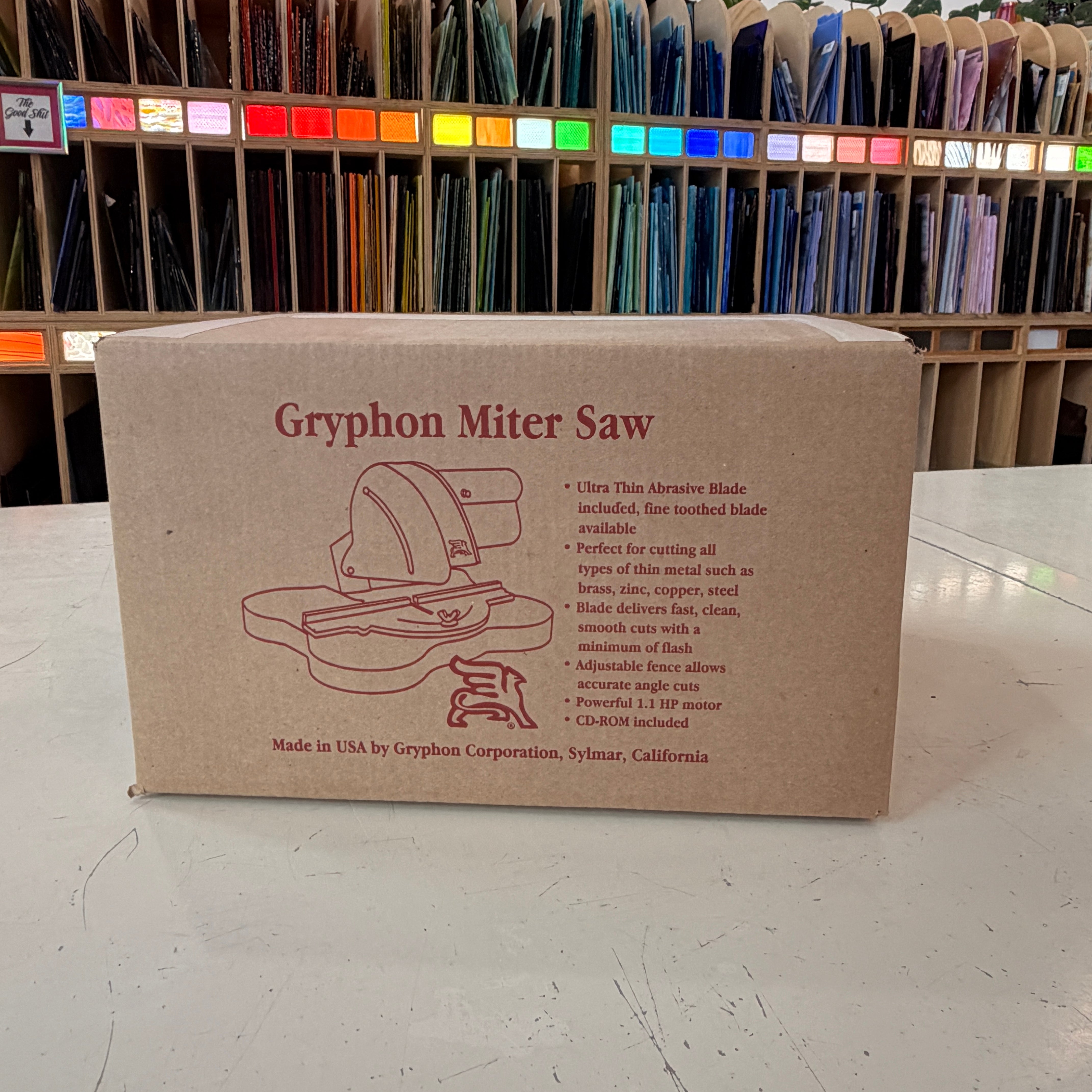 Gryphon Miter Chop Saw Tools Colorado Glassworks