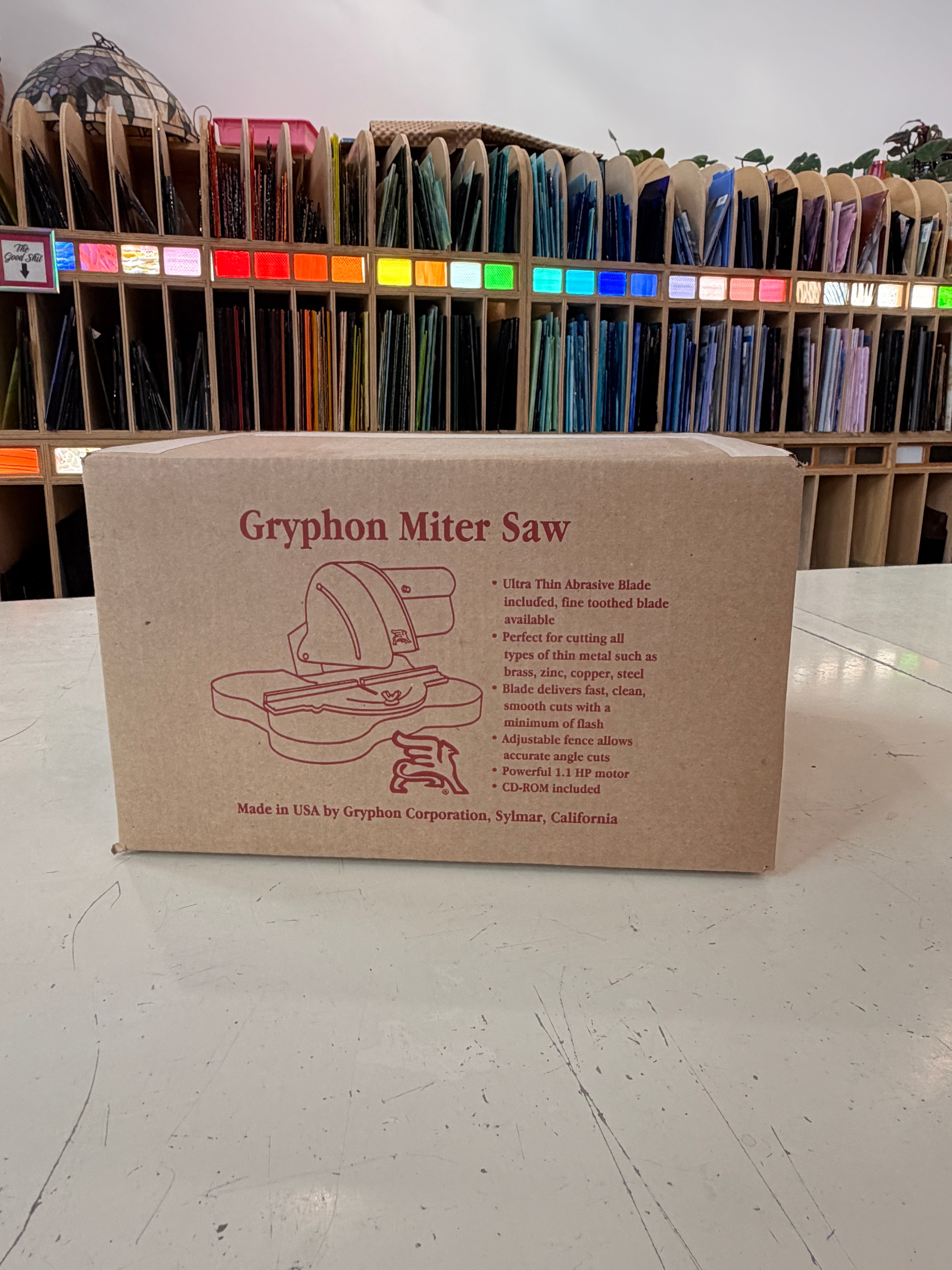 Gryphon Miter Chop Saw Tools Colorado Glassworks