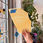 Amber Yellow White Wispy Kokomo – B37