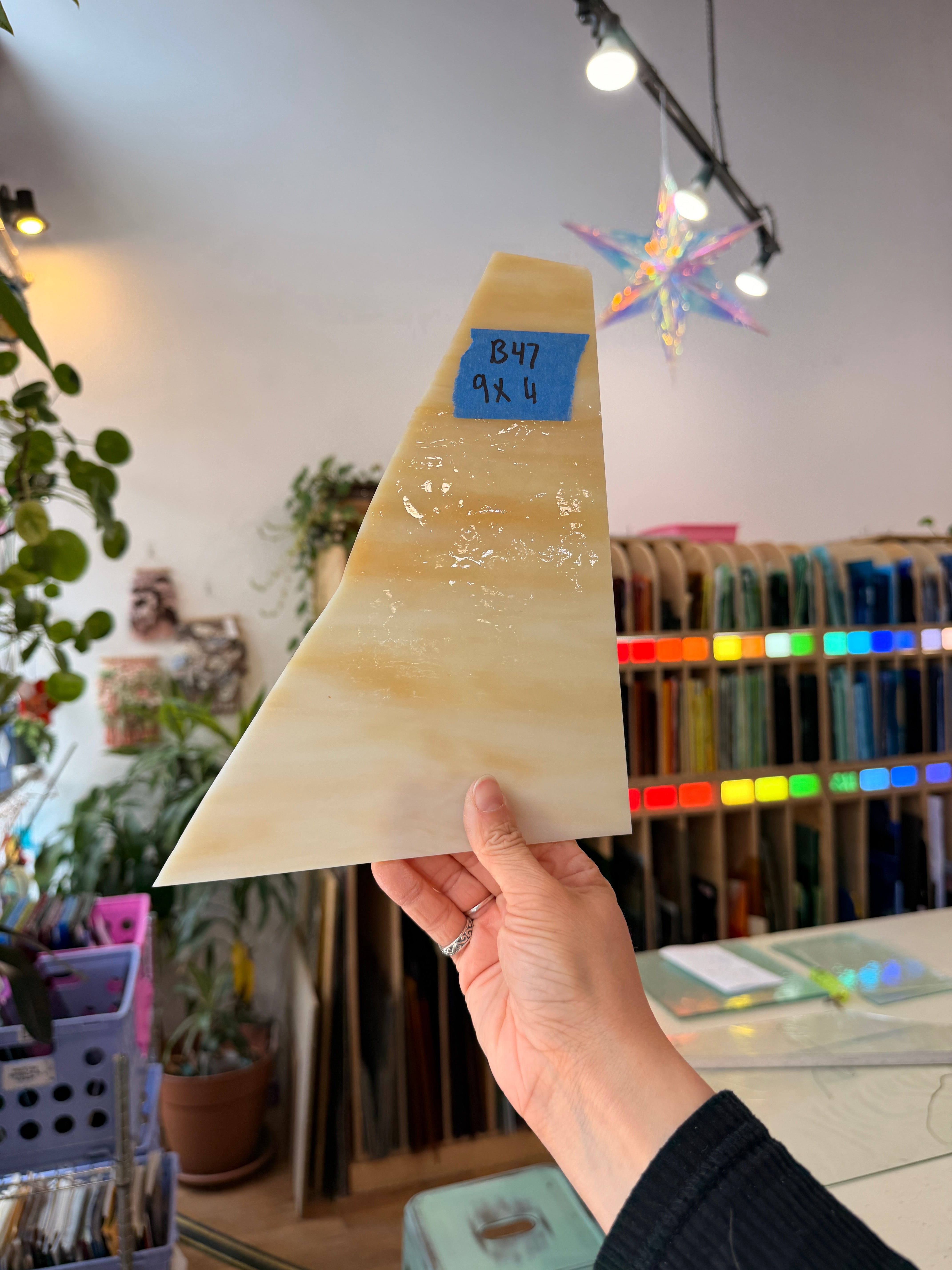 Amber Yellow White Wispy Armstrong Sheet Glass Armstrong Glass