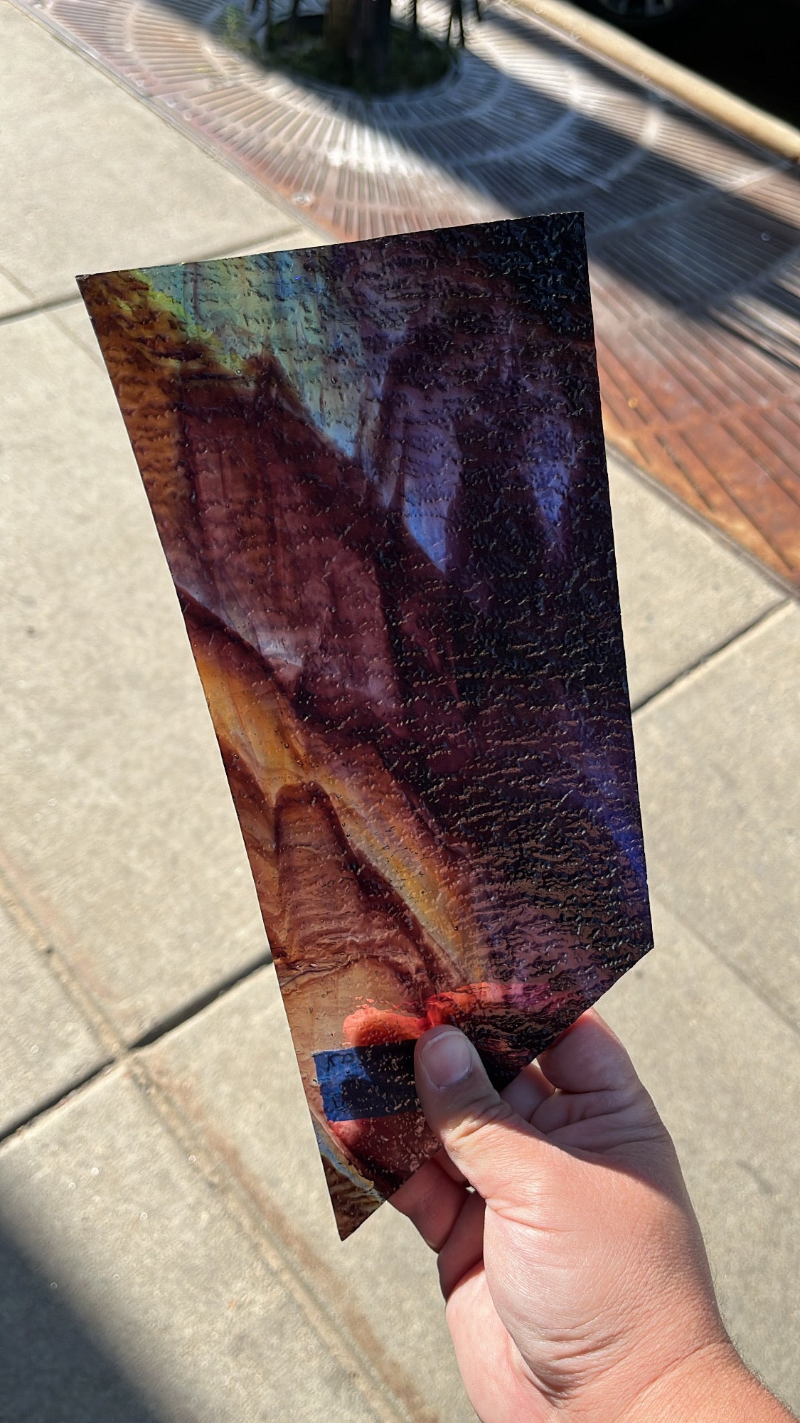 Moody Rainbow Textured Sheet - Patreon Vault  Colorado Glassworks   