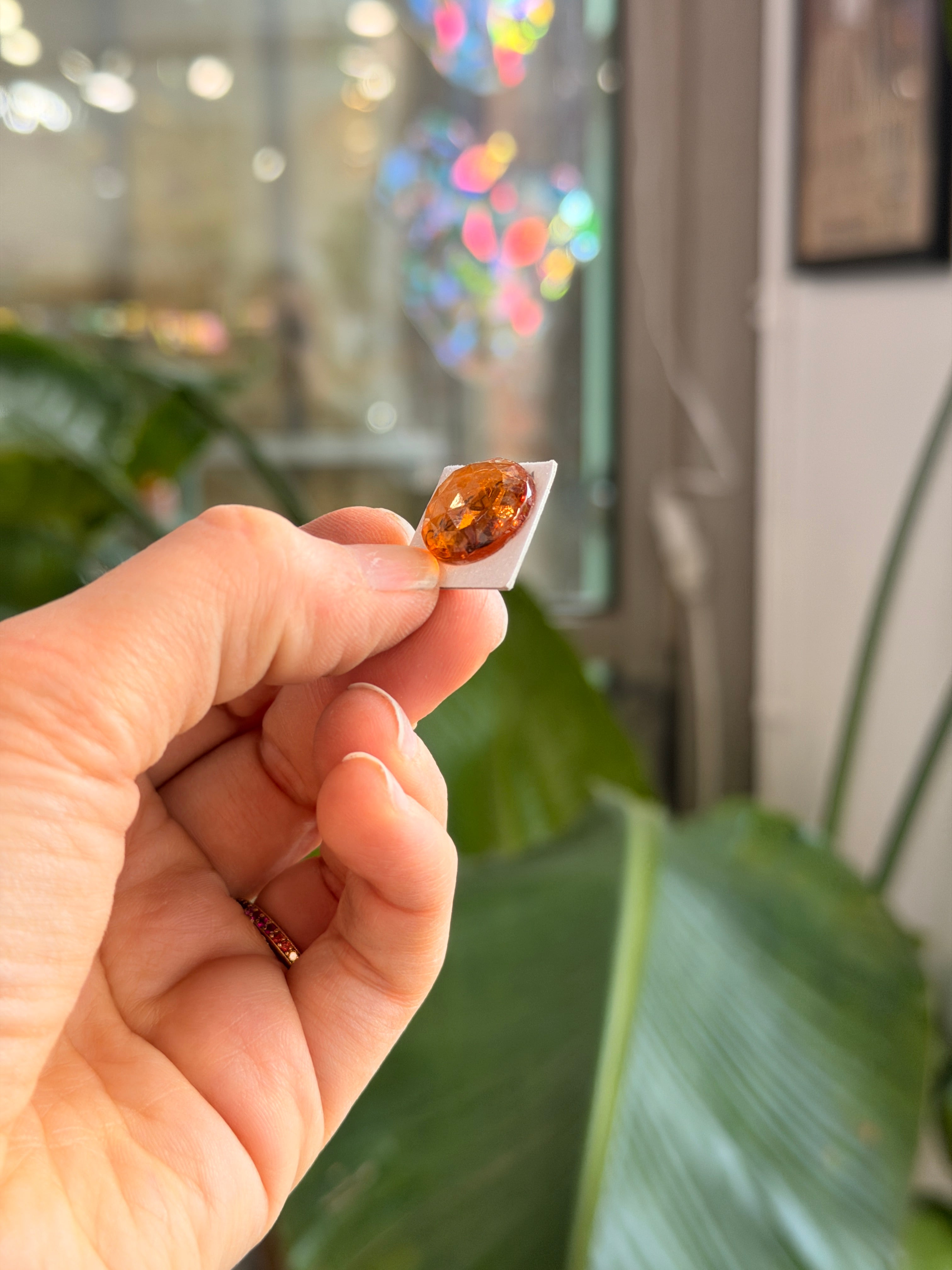 Amber Jewel - Round (15mm) Tools Colorado Glass Works