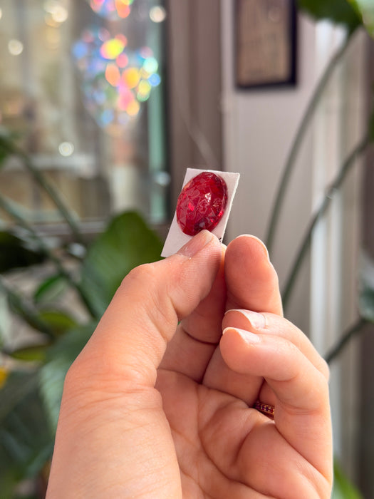 Dark Red Jewel - Round (20mm) Tools Colorado Glass Works
