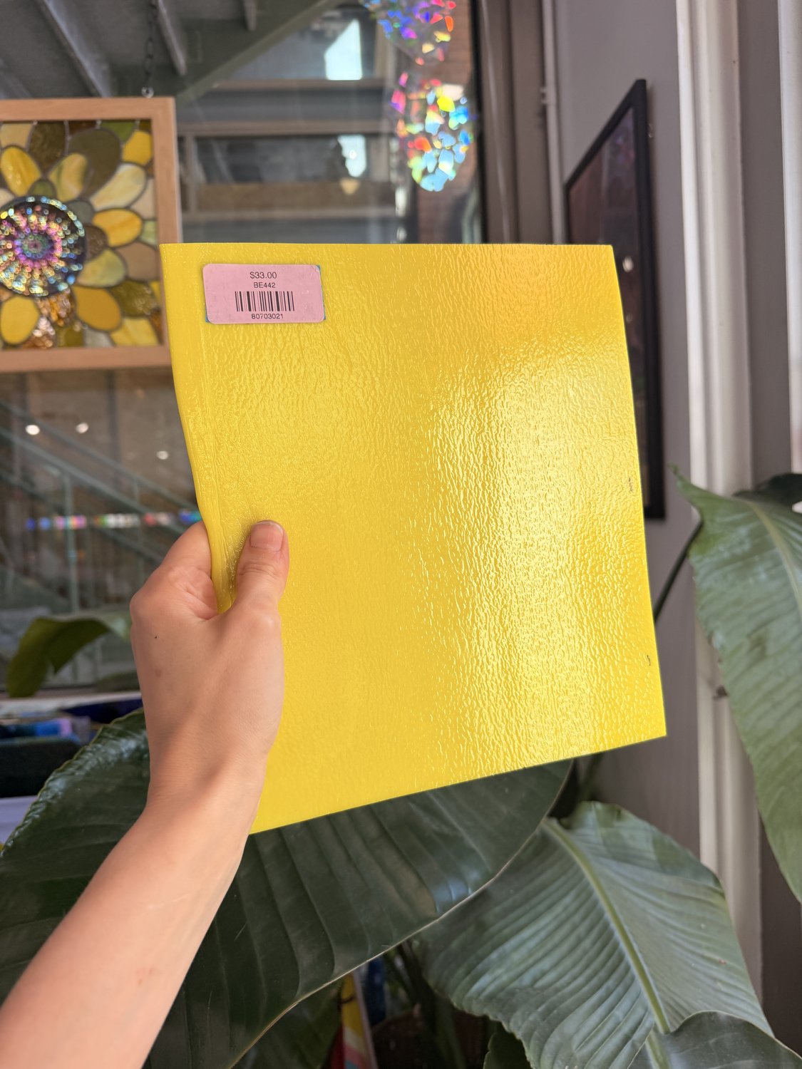 Bullseye Lemon Yellow Canary Fusible 90 COE – BE442