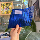 Vintage Transparent Dark Blue Bullseye