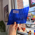 Vintage Transparent Dark Blue Bullseye