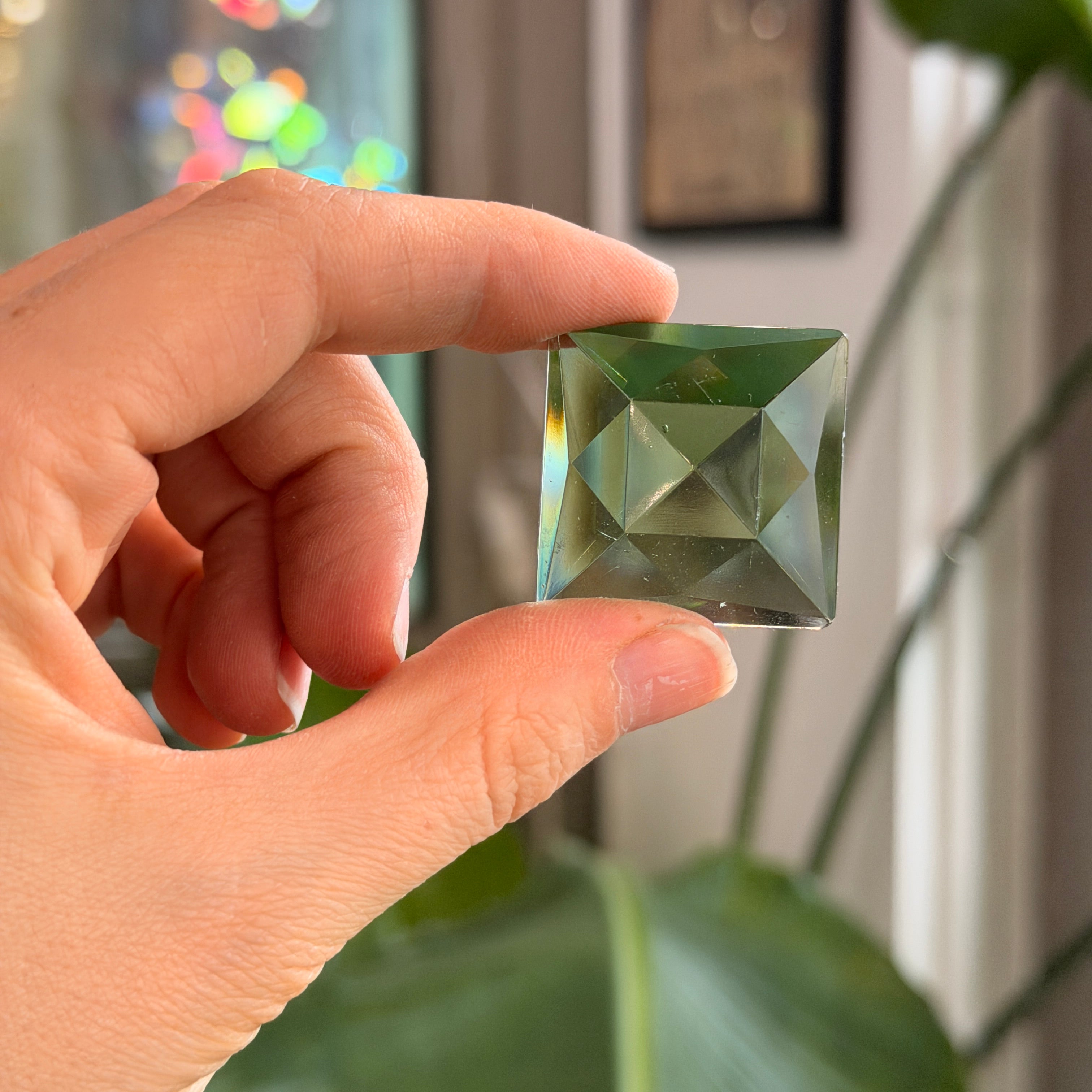 Moss Green Jewel - Square (30mm) Tools Colorado Glass Works